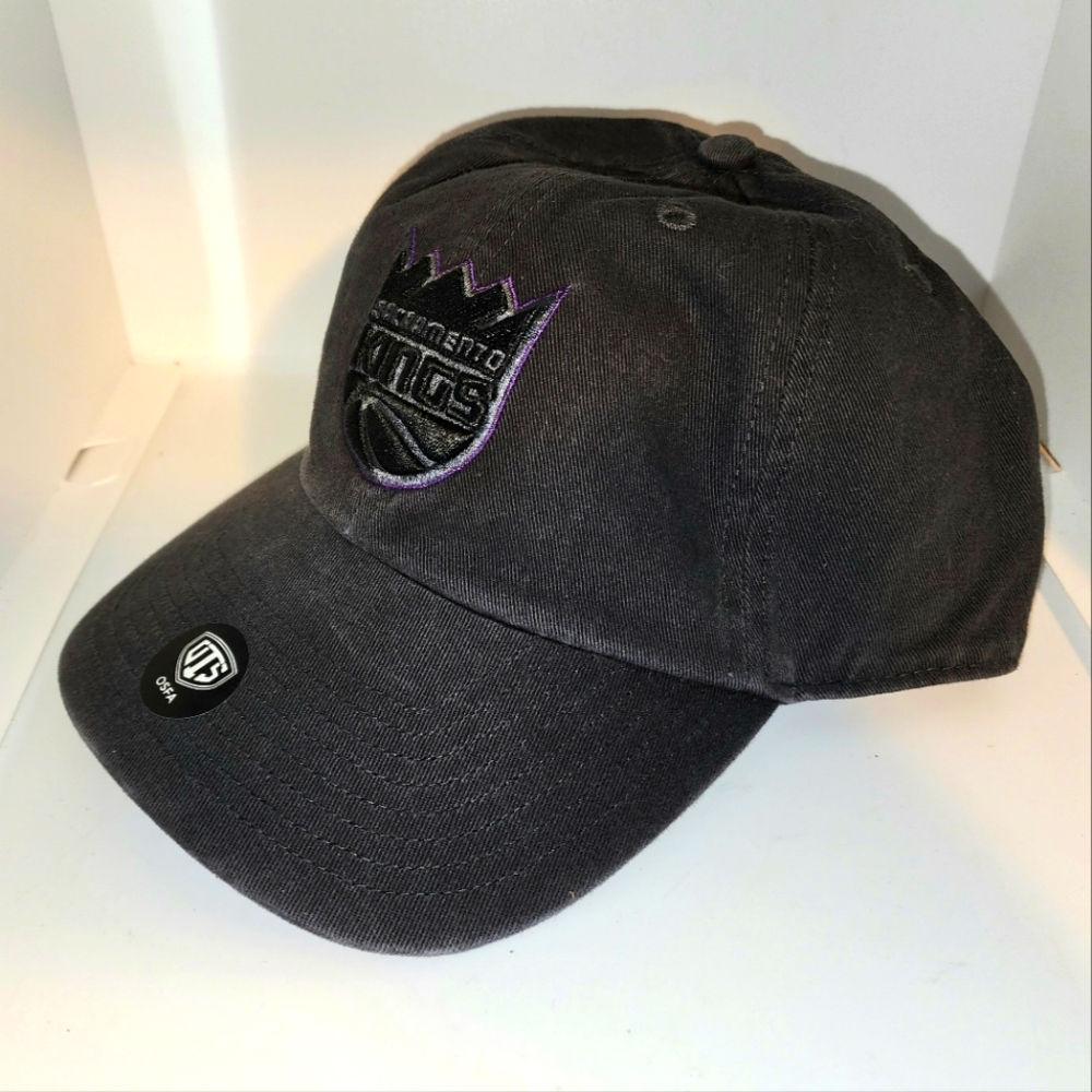 Sacramento Kings charcoal gray OTS hat cap OSFA one size w/ original stickers